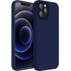 image:imageMXX for iPhone 13 pro Max Case  Soft Silicone Case with Screen Protector and Camera Lens Protector  Microfiber Lining AntiScratch Fullbody Protective Made for 13 pro Max Phone Case 67Navy Blue