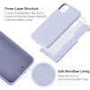 image:imageMXX for iPhone 13 pro Max Case  Soft Silicone Case with Screen Protector and Camera Lens Protector  Microfiber Lining AntiScratch Fullbody Protective Made for 13 pro Max Phone Case 67Lilac Purple