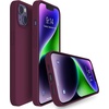 image:imageMXX for iPhone 13 pro Max Case  Soft Silicone Case with Screen Protector and Camera Lens Protector  Microfiber Lining AntiScratch Fullbody Protective Made for 13 pro Max Phone Case 67Wine Red