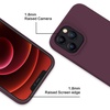 image:imageMXX for iPhone 13 pro Max Case  Soft Silicone Case with Screen Protector and Camera Lens Protector  Microfiber Lining AntiScratch Fullbody Protective Made for 13 pro Max Phone Case 67Wine Red