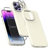 image:imageMXX for iPhone 13 pro Max Case  Soft Silicone Case with Screen Protector and Camera Lens Protector  Microfiber Lining AntiScratch Fullbody Protective Made for 13 pro Max Phone Case 67Antique White