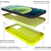 image:imageMXX for iPhone 13 pro Max Case  Soft Silicone Case with Screen Protector and Camera Lens Protector  Microfiber Lining AntiScratch Fullbody Protective Made for 13 pro Max Phone Case 67Fluorescent Yellow