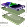 image:imageMXX for iPhone 13 pro Max Case  Soft Silicone Case with Screen Protector and Camera Lens Protector  Microfiber Lining AntiScratch Fullbody Protective Made for 13 pro Max Phone Case 67Matcha Green