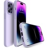 image:imageMXX for iPhone 13 pro Max Case  Soft Silicone Case with Screen Protector and Camera Lens Protector  Microfiber Lining AntiScratch Fullbody Protective Made for 13 pro Max Phone Case 67Lilac