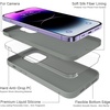 image:imageMXX for iPhone 13 pro Max Case  Soft Silicone Case with Screen Protector and Camera Lens Protector  Microfiber Lining AntiScratch Fullbody Protective Made for 13 pro Max Phone Case 67Charcoal Gray