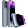 image:imageMXX for iPhone 13 pro Max Case  Soft Silicone Case with Screen Protector and Camera Lens Protector  Microfiber Lining AntiScratch Fullbody Protective Made for 13 pro Max Phone Case 67Lavender Grey