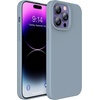 image:imageMXX for iPhone 13 pro Max Case  Soft Silicone Case with Screen Protector and Camera Lens Protector  Microfiber Lining AntiScratch Fullbody Protective Made for 13 pro Max Phone Case 67Lavender Grey