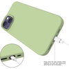 image:imageMXX for iPhone 13 pro Max Case  Soft Silicone Case with Screen Protector and Camera Lens Protector  Microfiber Lining AntiScratch Fullbody Protective Made for 13 pro Max Phone Case 67Matcha Green