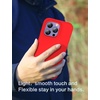 image:imageMXX for iPhone 13 pro Max Case  Soft Silicone Case with Screen Protector and Camera Lens Protector  Microfiber Lining AntiScratch Fullbody Protective Made for 13 pro Max Phone Case 67Red