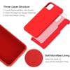 image:imageMXX for iPhone 13 pro Max Case  Soft Silicone Case with Screen Protector and Camera Lens Protector  Microfiber Lining AntiScratch Fullbody Protective Made for 13 pro Max Phone Case 67Red