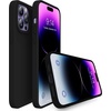 image:imageMXX for iPhone 13 pro Max Case  Soft Silicone Case with Screen Protector and Camera Lens Protector  Microfiber Lining AntiScratch Fullbody Protective Made for 13 pro Max Phone Case 67Black
