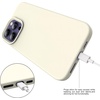 image:imageMXX for iPhone 13 pro Max Case  Soft Silicone Case with Screen Protector and Camera Lens Protector  Microfiber Lining AntiScratch Fullbody Protective Made for 13 pro Max Phone Case 67Antique White