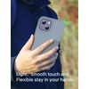image:imageMXX for iPhone 13 pro Max Case  Soft Silicone Case with Screen Protector and Camera Lens Protector  Microfiber Lining AntiScratch Fullbody Protective Made for 13 pro Max Phone Case 67Lavender Grey
