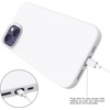 image:imageMXX for iPhone 13 pro Max Case  Soft Silicone Case with Screen Protector and Camera Lens Protector  Microfiber Lining AntiScratch Fullbody Protective Made for 13 pro Max Phone Case 67White