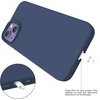 image:imageMXX for iPhone 13 pro Max Case  Soft Silicone Case with Screen Protector and Camera Lens Protector  Microfiber Lining AntiScratch Fullbody Protective Made for 13 pro Max Phone Case 67Midnight Blue
