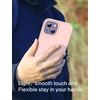 image:imageMXX for iPhone 13 pro Max Case  Soft Silicone Case with Screen Protector and Camera Lens Protector  Microfiber Lining AntiScratch Fullbody Protective Made for 13 pro Max Phone Case 67Sand Pink