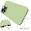 image:imageMXX for iPhone 13 pro Max Case  Soft Silicone Case with Screen Protector and Camera Lens Protector  Microfiber Lining AntiScratch Fullbody Protective Made for 13 pro Max Phone Case 67Matcha Green