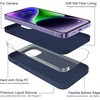 image:imageMXX for iPhone 13 pro Max Case  Soft Silicone Case with Screen Protector and Camera Lens Protector  Microfiber Lining AntiScratch Fullbody Protective Made for 13 pro Max Phone Case 67Midnight Blue