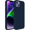 image:imageMXX for iPhone 13 pro Max Case  Soft Silicone Case with Screen Protector and Camera Lens Protector  Microfiber Lining AntiScratch Fullbody Protective Made for 13 pro Max Phone Case 67Navy Blue