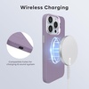 image:imageMXX for iPhone 15 Pro Max Case Compatible with MagSafe MilitaryGrade Protection Magnetic Case with Camera StandScratchResistant BackMagnetic Phone Case for iPhone 15 Pro Max MagsafeAntiquewhiteTaropurple
