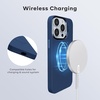 image:imageMXX for iPhone 15 Pro Max Case Compatible with MagSafe MilitaryGrade Protection Magnetic Case with Camera StandScratchResistant BackMagnetic Phone Case for iPhone 15 Pro Max MagsafeAntiquewhiteRoyalblue