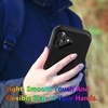 image:imageMXX for iPhone 16 Plus Case Heavy Duty 3Layer Rugged Cover with Tempered Glass Screen Protector Shockproof Dustproof AntiDrop Full Body Protection 67  PlumLight PinkBlack