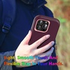 image:imageMXX for iPhone 16 Plus Case Heavy Duty 3Layer Rugged Cover with Tempered Glass Screen Protector Shockproof Dustproof AntiDrop Full Body Protection 67  PlumLight PinkPlumLight Pink