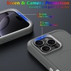 image:imageMXX for iPhone 16 Plus Case Heavy Duty 3Layer Rugged Cover with Tempered Glass Screen Protector Shockproof Dustproof AntiDrop Full Body Protection 67  PlumLight PinkGrayWhite