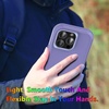 image:imageMXX for iPhone 16 Plus Case Heavy Duty 3Layer Rugged Cover with Tempered Glass Screen Protector Shockproof Dustproof AntiDrop Full Body Protection 67  PlumLight PinkLight Purple