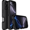 image:imageMXX for iPhone 16 Plus Case Heavy Duty 3Layer Rugged Cover with Tempered Glass Screen Protector Shockproof Dustproof AntiDrop Full Body Protection 67  PlumLight PinkBlack