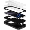 image:imageMXX for iPhone 16 Plus Case Heavy Duty 3Layer Rugged Cover with Tempered Glass Screen Protector Shockproof Dustproof AntiDrop Full Body Protection 67  PlumLight PinkBlack
