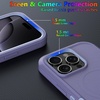 image:imageMXX for iPhone 16 Plus Case Heavy Duty 3Layer Rugged Cover with Tempered Glass Screen Protector Shockproof Dustproof AntiDrop Full Body Protection 67  PlumLight PinkLight Purple