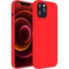 image:imageMXX Silicone Case for iPhone 13 Pro Max WScreen amp Camera Lens Protector Phone Cover Soft AntiScratch Microfiber Lining Liquid Gel Finish Coating FullBody Protective 67 Red