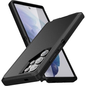 image:imageMXX Case Designed for Samsung Galaxy S24 Ultra 3Layer Super Full Heavy Duty Body Bumper CoverShock ProtectionDust Proof Designed for S24 Ultra case 5g 2024 PurpleBlack
