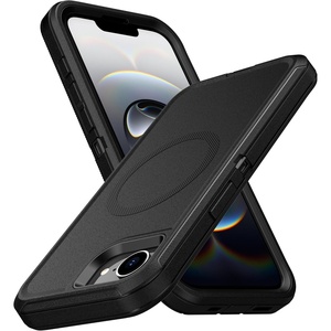 image:imageMXX Case for iPhone 16e amp iPhone 17e 3Layer Heavy Duty Protective Cover Compatible with MagSafe Shockproof Dustproof Drop Resistant Phone Case TurquoiseTeal BlueBlack