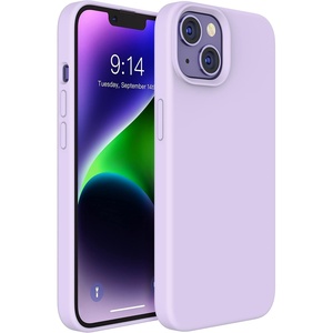 image:imageMXX for iPhone 13 pro Max Case  Soft Silicone Case with Screen Protector and Camera Lens Protector  Microfiber Lining AntiScratch Fullbody Protective Made for 13 pro Max Phone Case 67Lilac