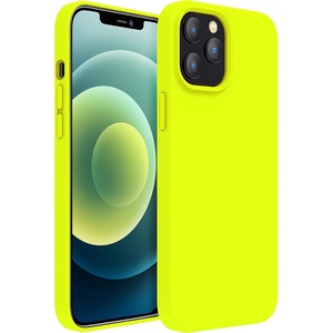 image:imageMXX for iPhone 13 pro Max Case  Soft Silicone Case with Screen Protector and Camera Lens Protector  Microfiber Lining AntiScratch Fullbody Protective Made for 13 pro Max Phone Case 67Fluorescent Yellow