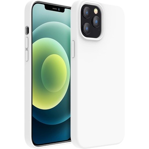 image:imageMXX for iPhone 13 pro Max Case  Soft Silicone Case with Screen Protector and Camera Lens Protector  Microfiber Lining AntiScratch Fullbody Protective Made for 13 pro Max Phone Case 67White