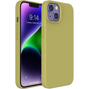 image:imageMXX for iPhone 13 pro Max Case  Soft Silicone Case with Screen Protector and Camera Lens Protector  Microfiber Lining AntiScratch Fullbody Protective Made for 13 pro Max Phone Case 67Cardamom Green