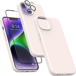 image:imageMXX for iPhone 13 pro Max Case  Soft Silicone Case with Screen Protector and Camera Lens Protector  Microfiber Lining AntiScratch Fullbody Protective Made for 13 pro Max Phone Case 67Rock Gray