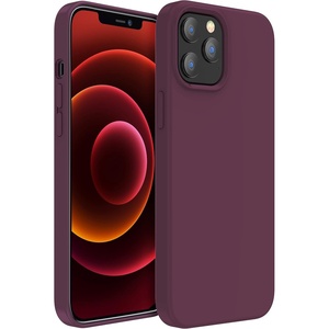 image:imageMXX for iPhone 13 pro Max Case  Soft Silicone Case with Screen Protector and Camera Lens Protector  Microfiber Lining AntiScratch Fullbody Protective Made for 13 pro Max Phone Case 67Wine Red