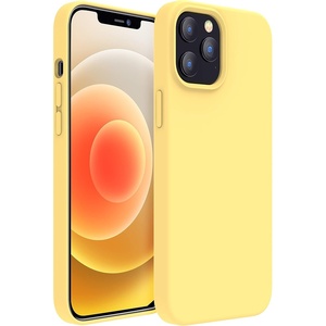 image:imageMXX for iPhone 13 pro Max Case  Soft Silicone Case with Screen Protector and Camera Lens Protector  Microfiber Lining AntiScratch Fullbody Protective Made for 13 pro Max Phone Case 67Yellow